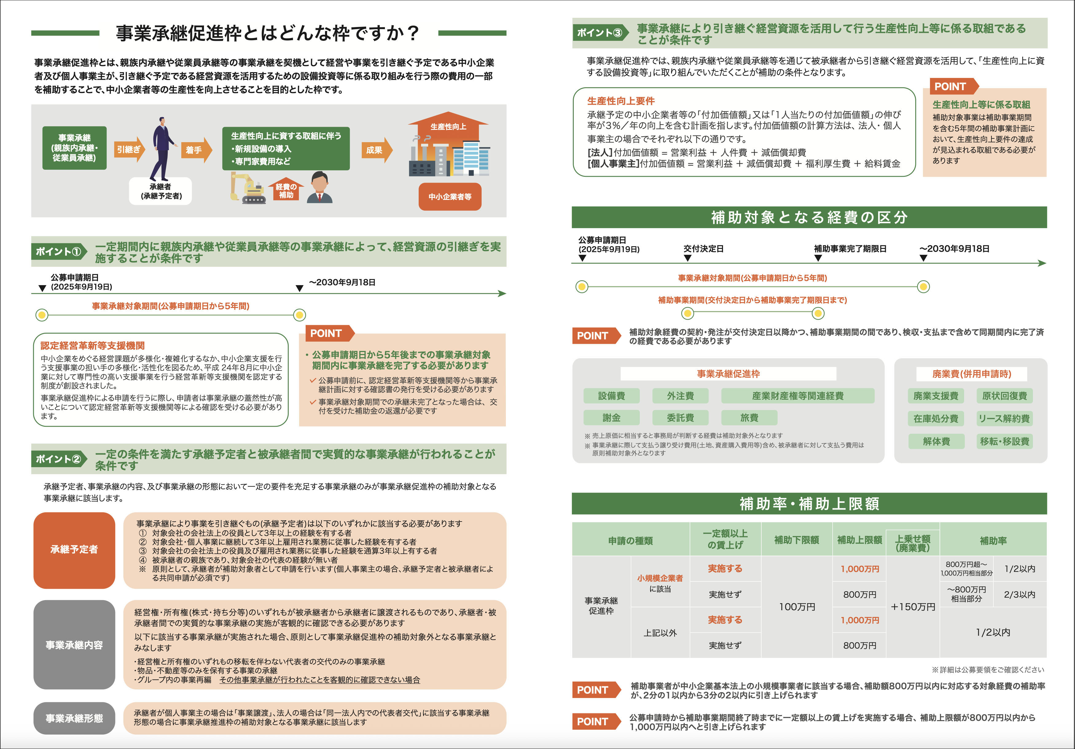 事業承継M&A補助金事業承継促進枠